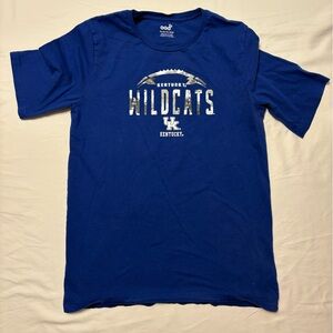 Blue Kentucky wildcats football T-shirt